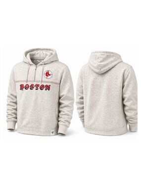 Fanatics Women’s Boston Red Sox Heather Gray Pullover Hoodie size L NWT see desc